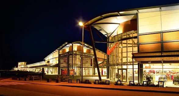 Zweibrücken Fashion Outlet in the evening